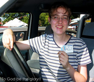 Praising the Lord for answered prayer!